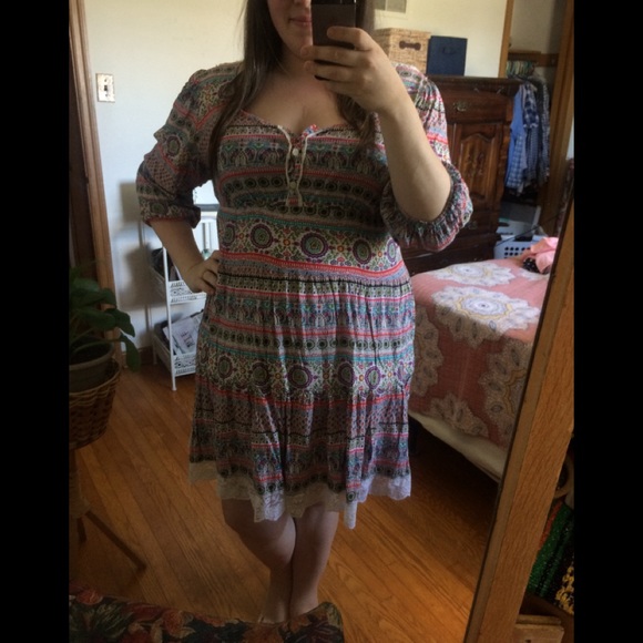 Boho Swing Dress - Picture 1 of 4